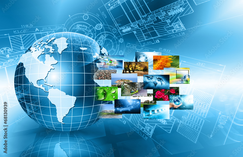 Fototapeta premium Best television and internet production technology concept