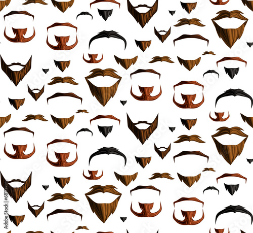 Mustache seamless