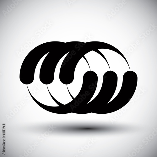 Abstract template conceptual icon, abstract symbol
