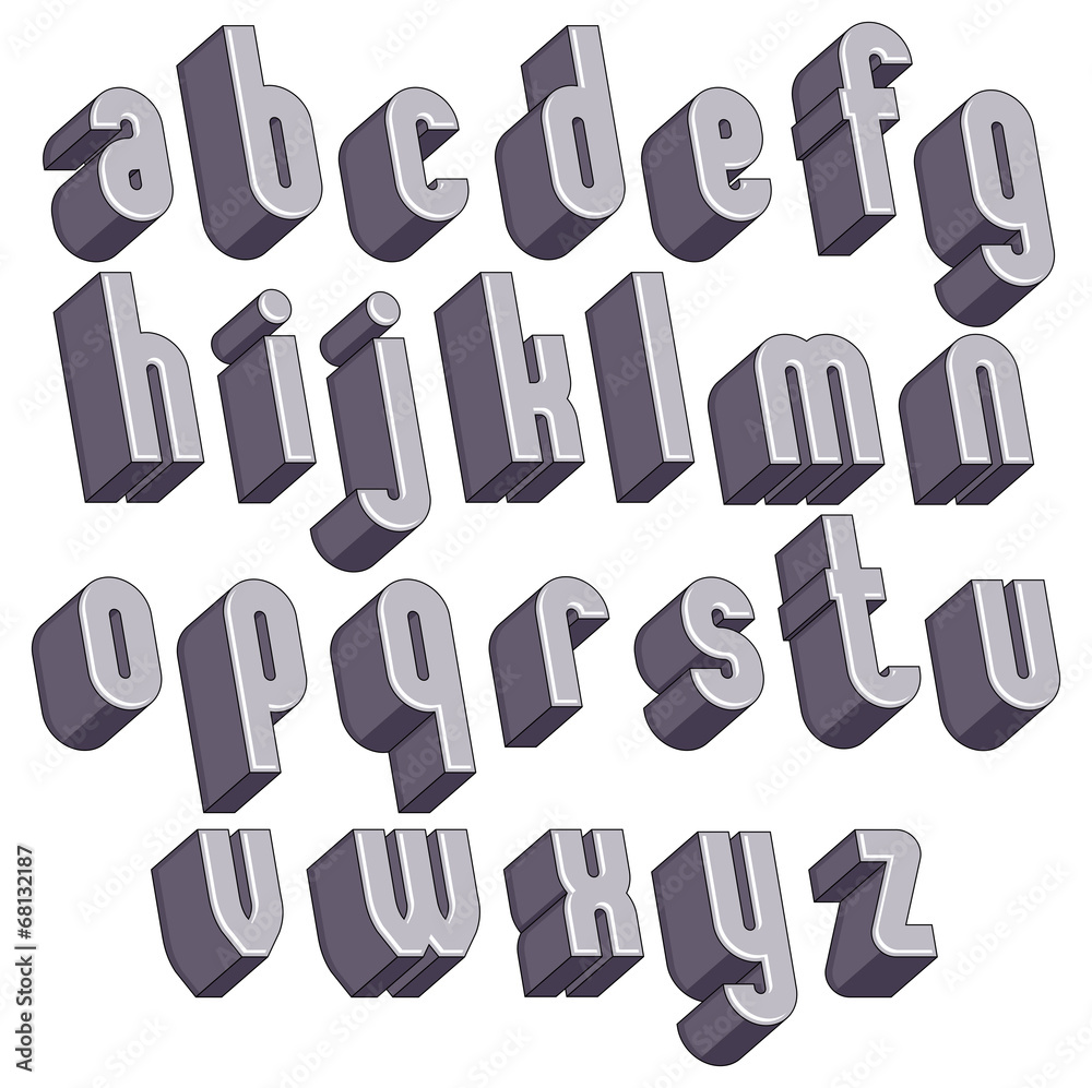 3d geometric bold font, dimensional alphabet. 3d geometric bold font, dimensional alphabet.