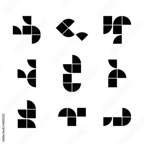 Abstract geometric simplist...