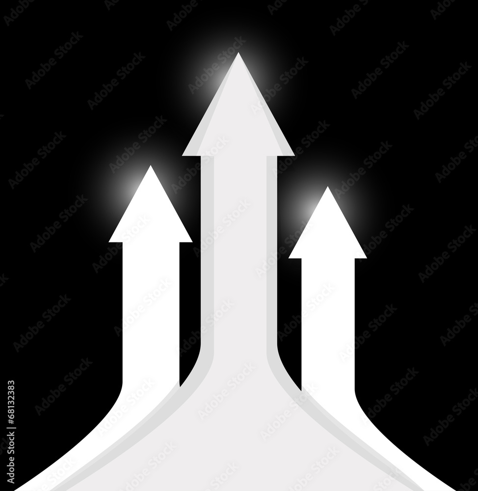 Fototapeta premium large up arrow illustration design