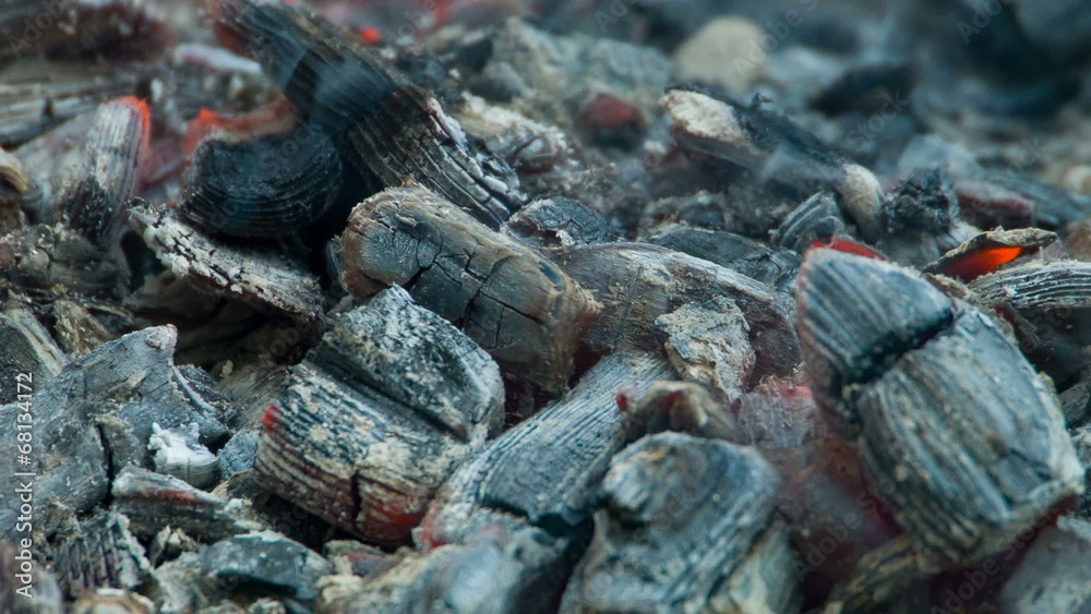 The dying coals in the brazier smoke and burn The dying coals in the brazier smoke and burn