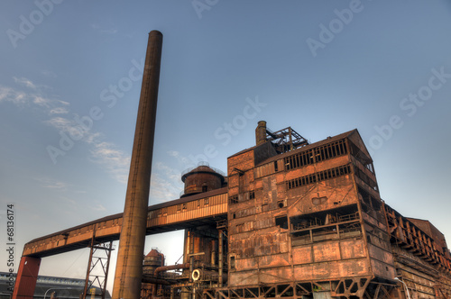 Factory for manufacturing of pig-iron, Ostrava, Czech Republic photo