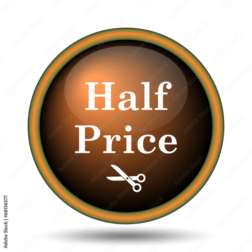 Half price icon Half price icon