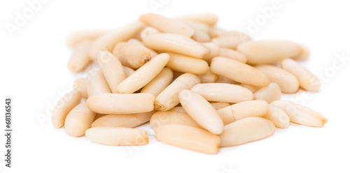 Isolated Pine Nuts