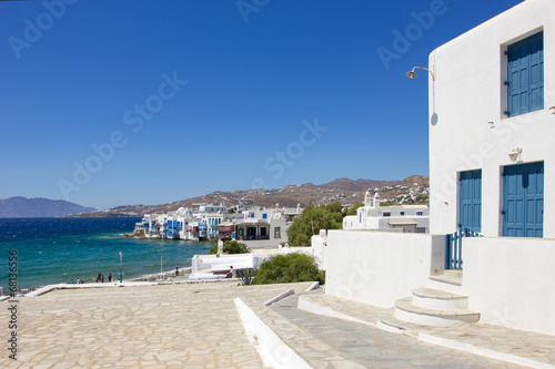 traditional white house in Mykonos