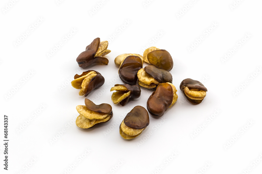 Obraz premium Fried Vicia faba bean.