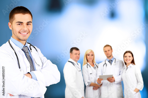 Medical workers in hospital