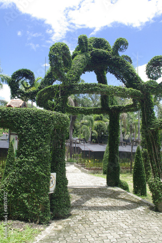 Fantasy garden entrance
