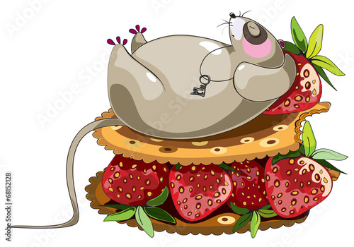 fat lazy mouse