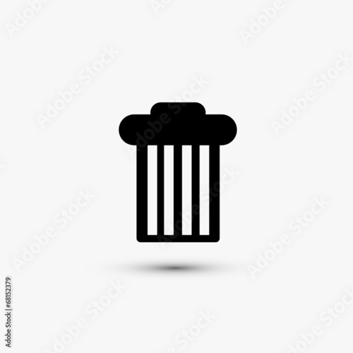 Vector black web icon on white background. Eps10