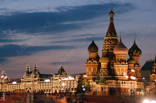 Russland Moskau, Basilikuskathedrale