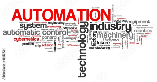 Automation - word cloud illustration