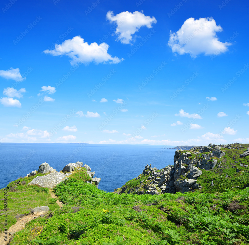 Pointe du Van in Brittany ,France Pointe du Van in Brittany ,France