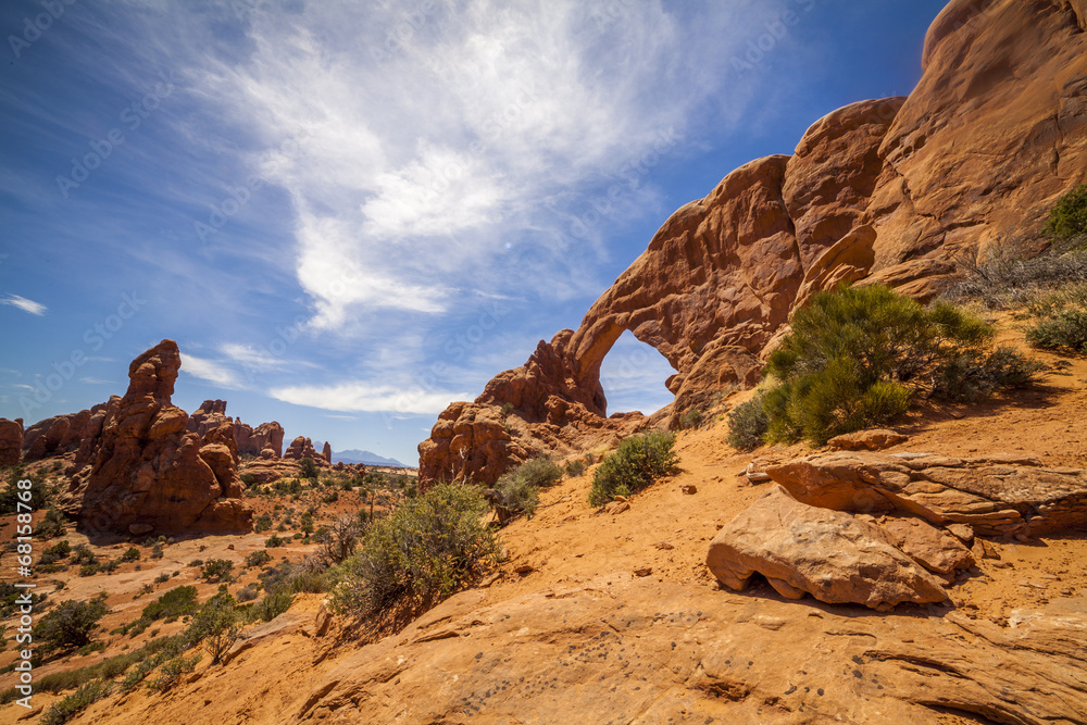 South window in Arches National Park, Utah South window in Arches National Park, Utah