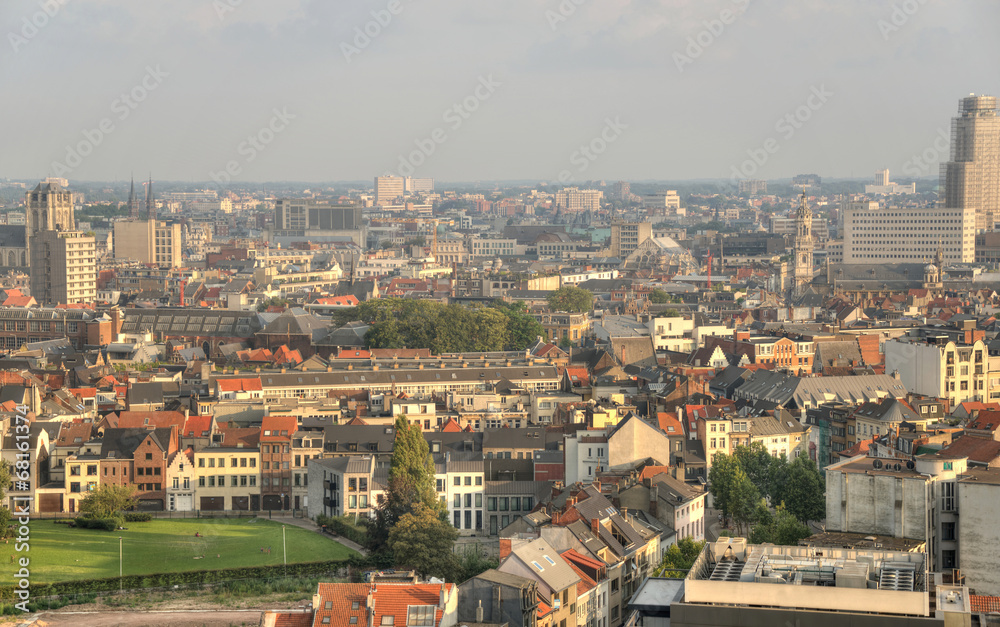 Blick über Antwerpen