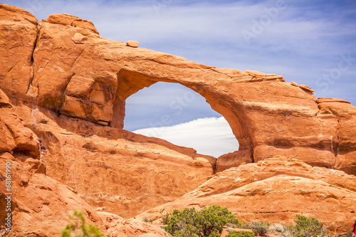 North window in Arches National Park  Utah
