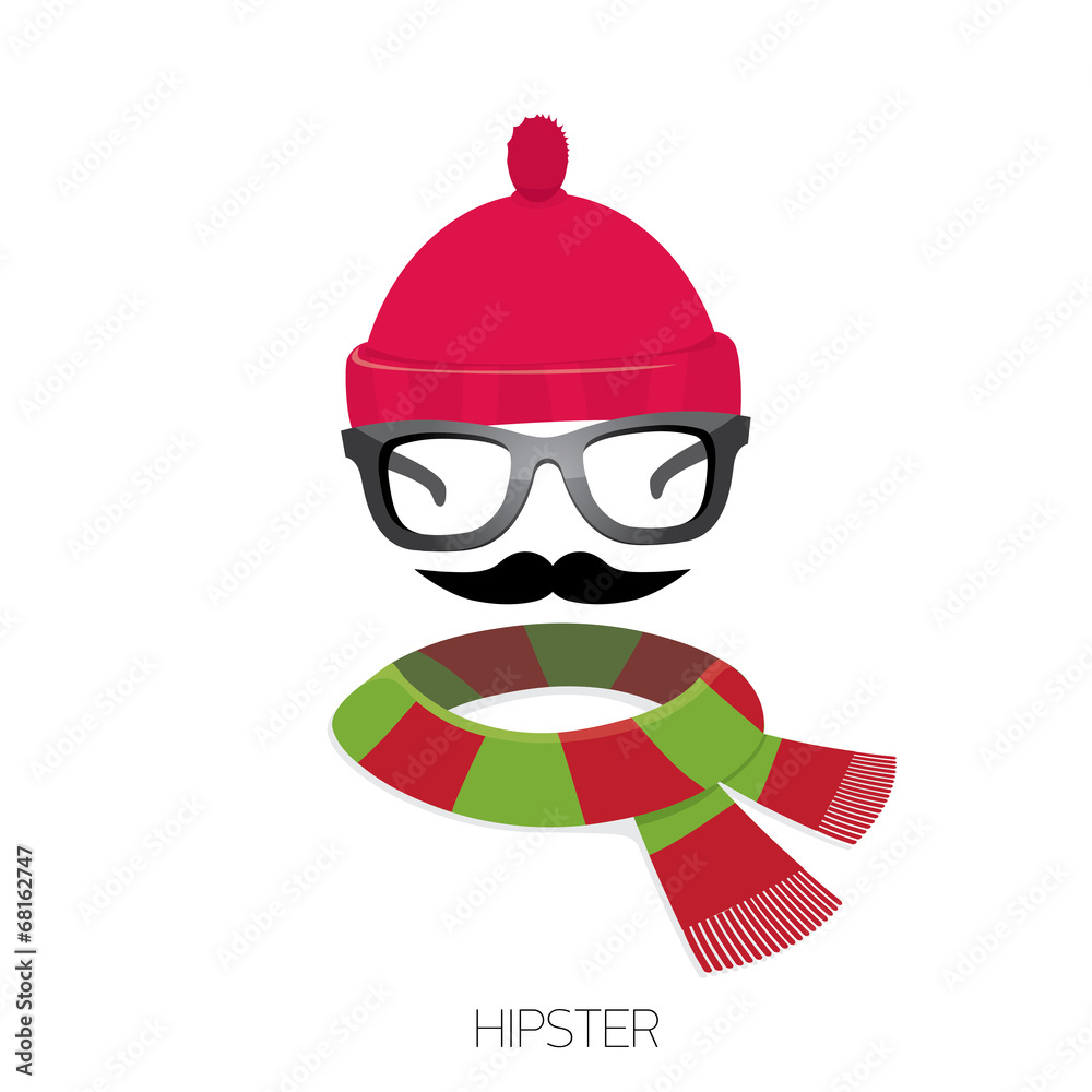 vector hipster icon. hipster Fashion silhouette vector hipster icon. hipster Fashion silhouette