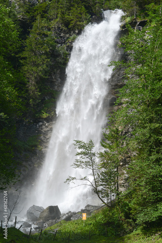 Waterfall at Engelberg on Switzerland