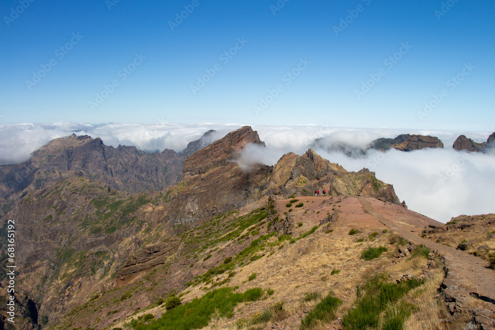 Pico Arieiro auf Madeira in Portugal Pico Arieiro auf Madeira in Portugal