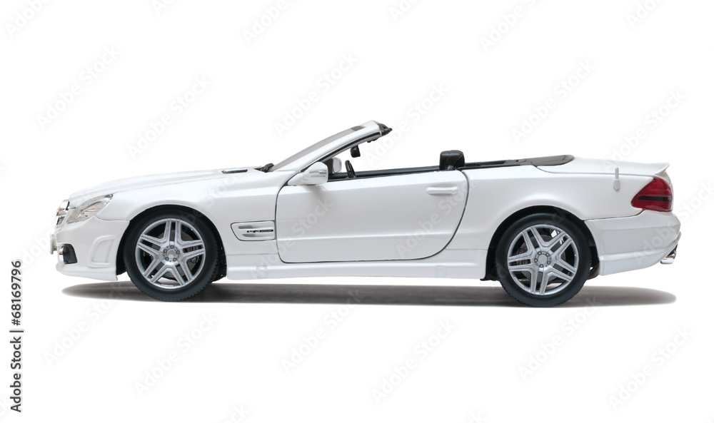 White car cabriolet