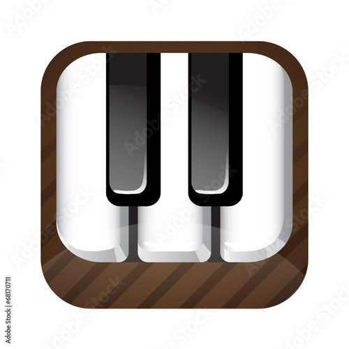 Piano key icon