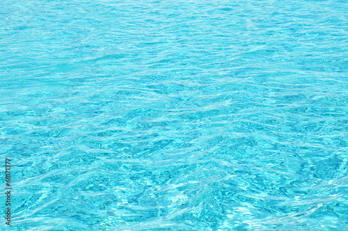 Rippled water texture in swimming pool