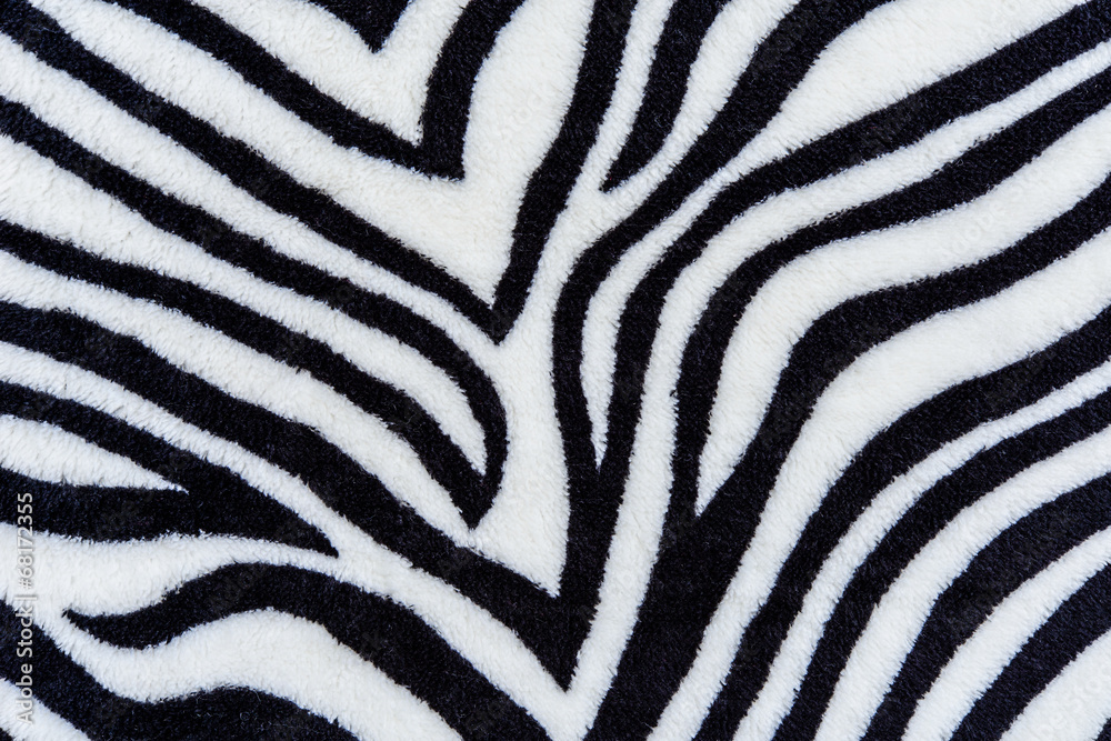 The texture of fabric stripes zebra - obrazy, fototapety, plakaty 