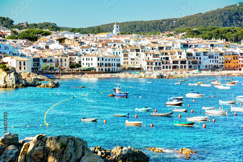 Fotografie Calella de Palafrugell, Costa brava, Catalonia, Spain