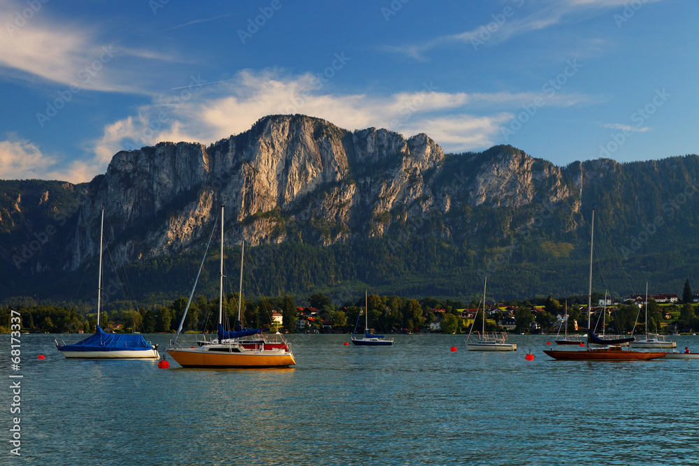 Fototapeta premium Worther Lake in Austria, Europe