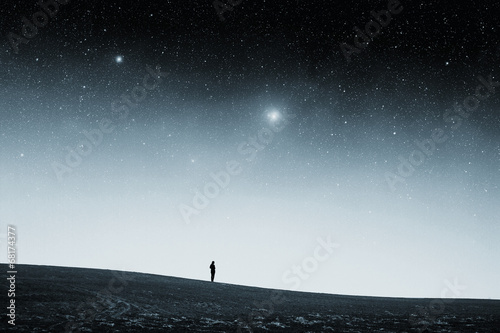 фотографія field at night. Elements of this image furnished by NASA