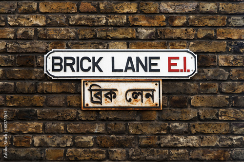Brick Lane Street Sign