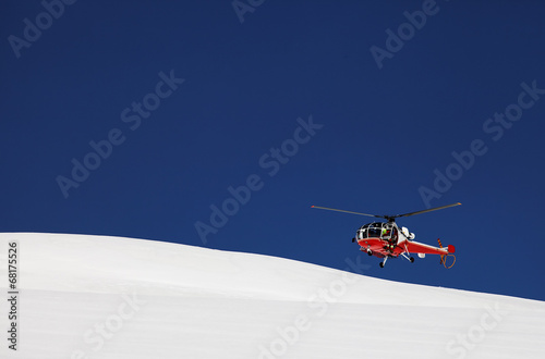Fototapeta Naklejka Na Ścianę i Meble -  Mountain Rescue Helicopter