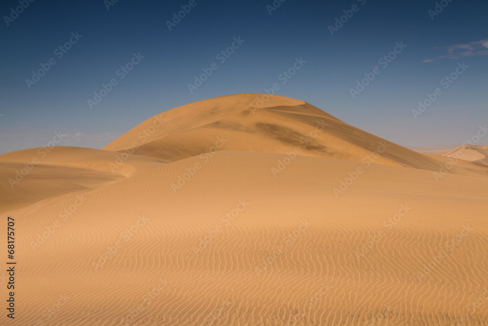Huge sand dunes near Swakopmund