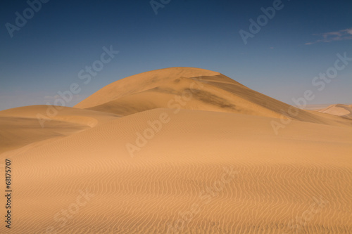 Huge sand dunes near Swakopmund
