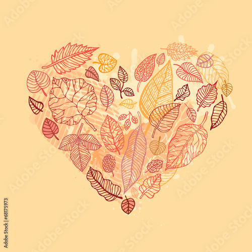 Heart of the Autumn leaves.
