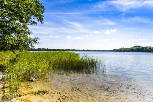 Lake Hancza in eastern Europe. Poland photo