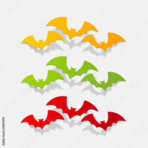 realistic design element: bat