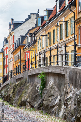 Picturesque cobblestone str...