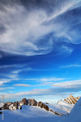 Mountain landscape, Berner Oberland, Switzerland photo