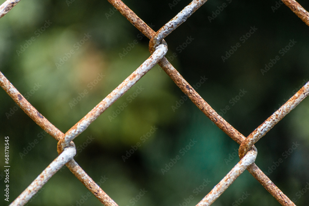 rusty fence rusty fence