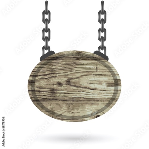 wood sign