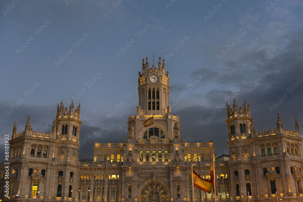 Fototapeta premium Plaza de Cibeles, Madrid