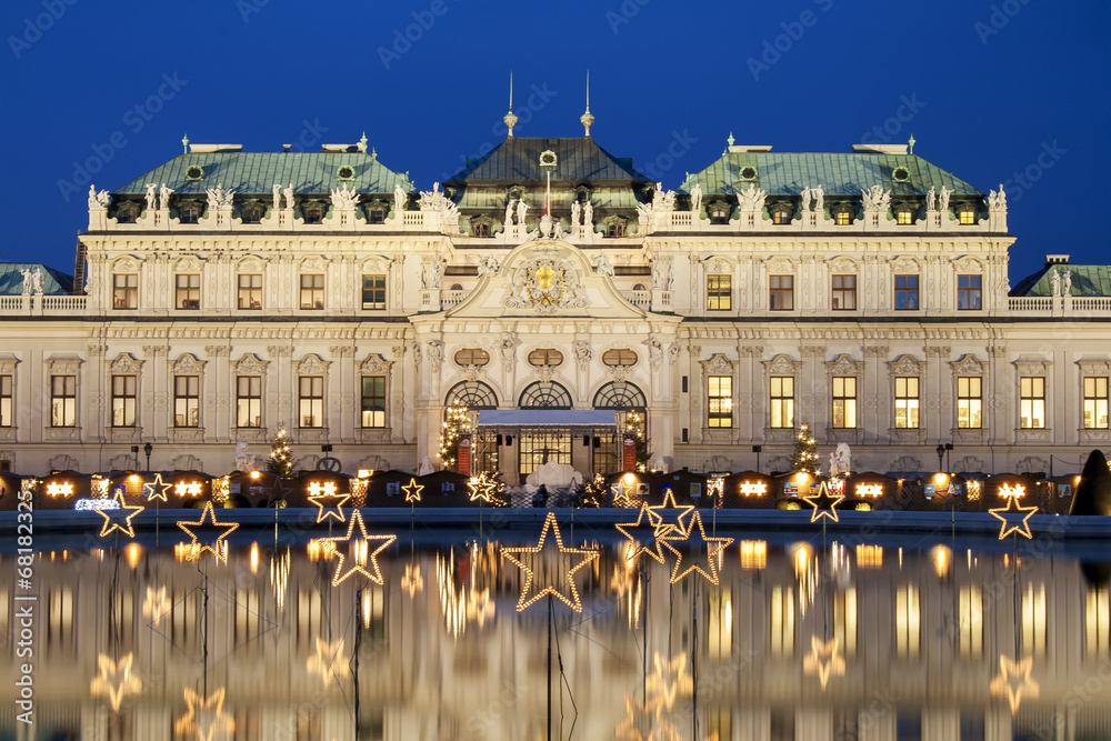 Obraz premium Christmas Stars In Vienna