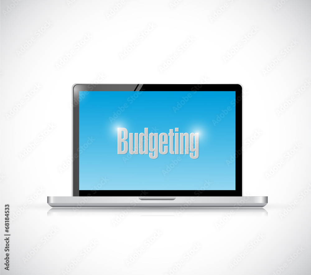 computer budgeting illustration design computer budgeting illustration design