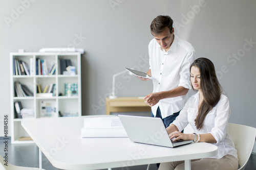 Young people in the office