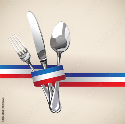 French Restaurant Catering Gastroservice Logo