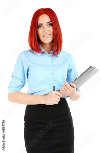 Young beautiful business wo...