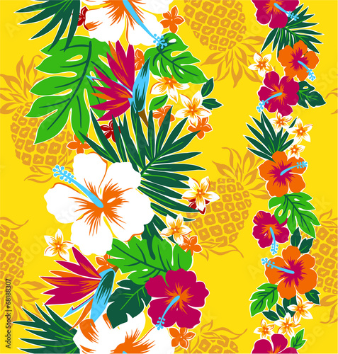 ハイビスカスのパターン